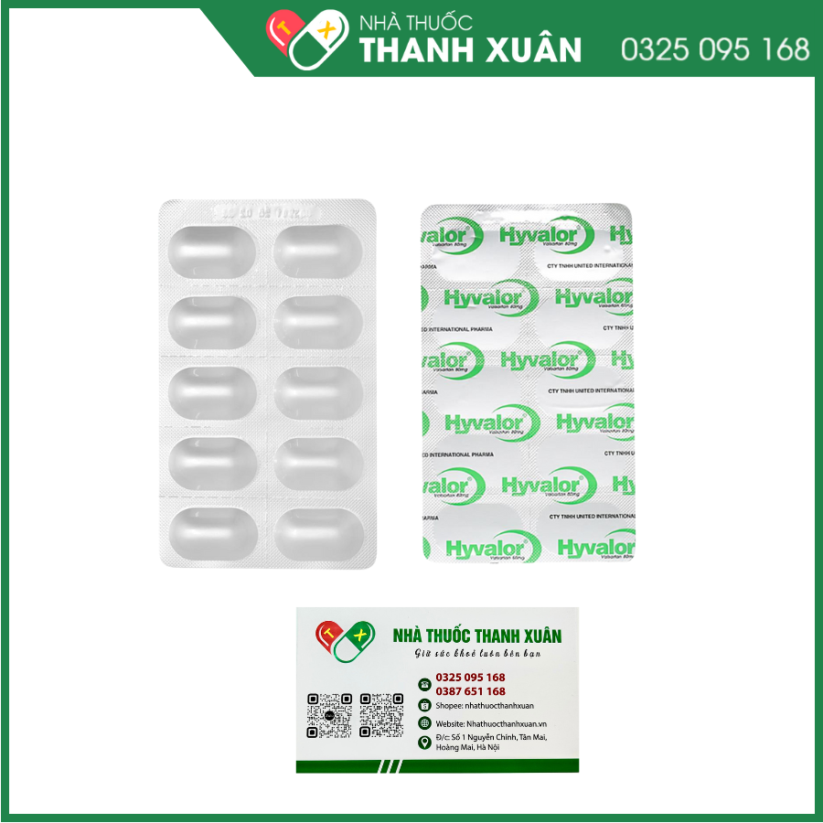 Hyvalor 80mg điều trị tăng huyết áp, suy tim
